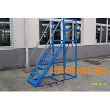 移動登高梯，倉庫登高車