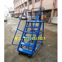 移動登高梯，倉庫登高車